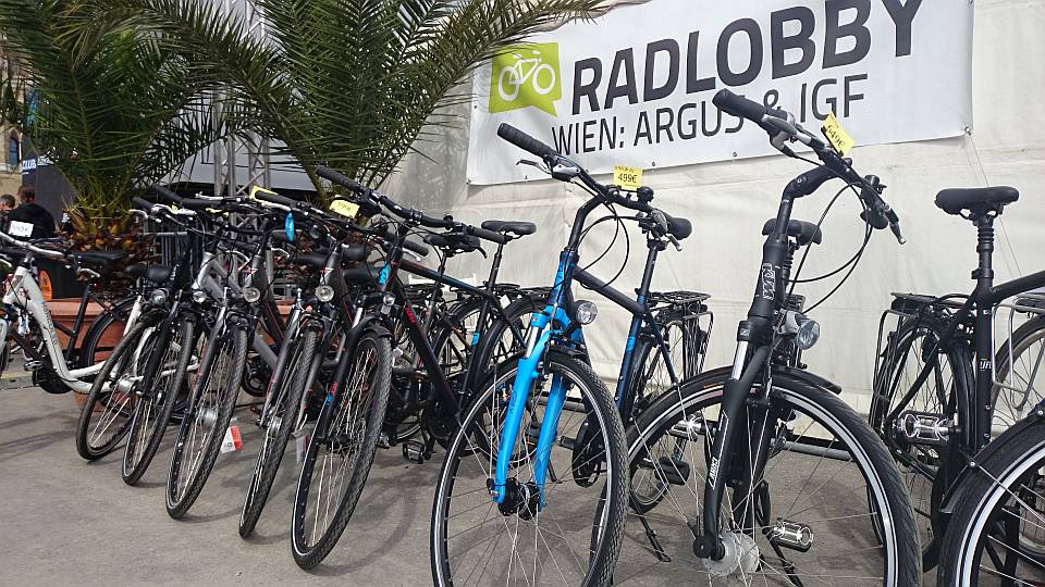 Fahrräder der Radlobby Wien 