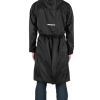 Cycling rain jacket black breathable